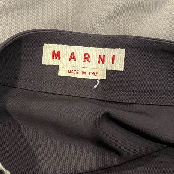 MARNI**Taupe A-Line Skirt**Size 42 US 6 - Picture 10 of 13